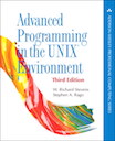 Cover of Stevens' Advanced Programming book